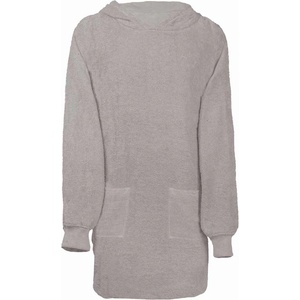 vidaXL Одеяло с качулка KINN Сив L Памук (4100892)