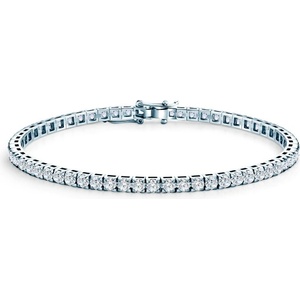 SAVICKI Гривна за тенис Share Your Love 3.0 mm: бяло злато, лабораторни диаманти - savicki - 10 379,59 лв