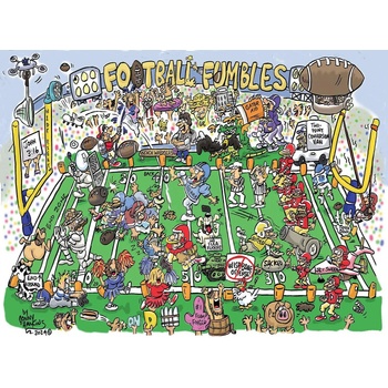 SunsOut - Puzzle Football Fumbles - 1 000 piese