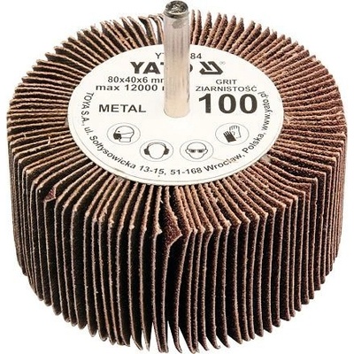 Yato lamelový kotúč 80 x 40 x 6 mm K80 YT-83383