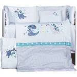 Dizain Бебешки спален комплект Бродерия Дино Ластик Цип Comfort Line