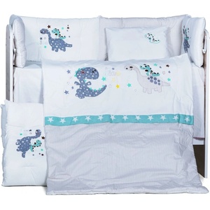Dizain Бебешки спален комплект Бродерия Дино Ластик Цип Comfort Line
