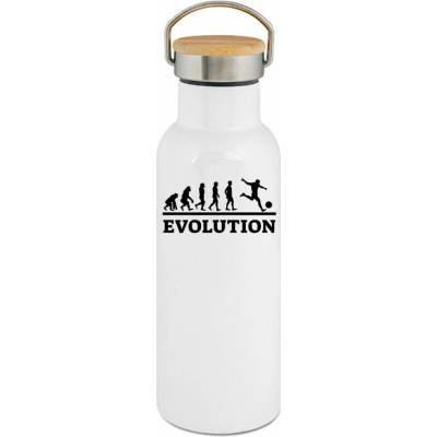 123TRIKO termoska Evolution fotbal, černý tisk 500 ml