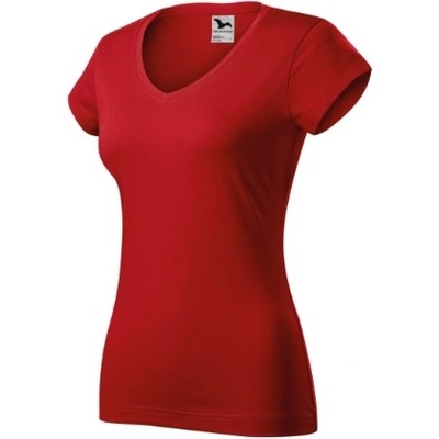 Malfini Fit V-neck 162 červená
