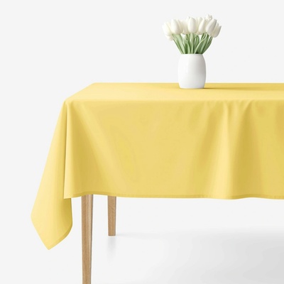Goldea hranatý ubrus bavlna plátno žlutý 50x100cm