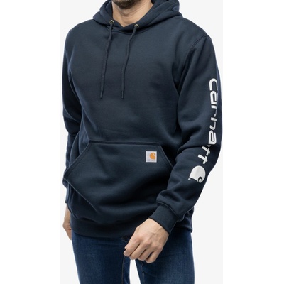 Carhartt Sleeve Logo Hooded Sweatshirt new navy