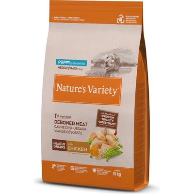 Nature's Variety Healthy Grains Puppy Medium & Maxi Chicken 2 x 10 kg