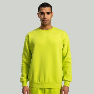 GymBeam STRIX Суичър Relaxed Chartreuse S
