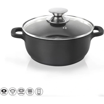 Orion Hrniec Grande so sklenenou pokrievkou, 16 cm, 1,4 l