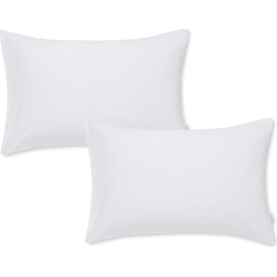 Bianca Комплект от 2 калъфки за възглавници от бял памучен сатен Standard, 50 x 75 cm Cotton Sateen - Bianca (BD/53098/R/HPC2/WH)