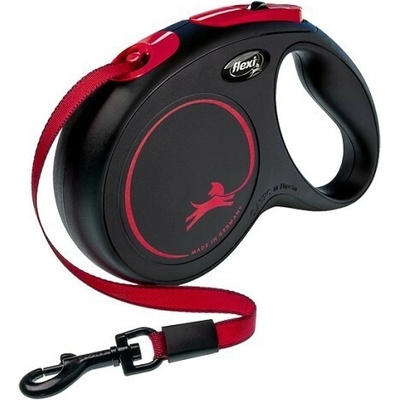 Flexi Classic Black FIRE pásek – Zboží Mobilmania