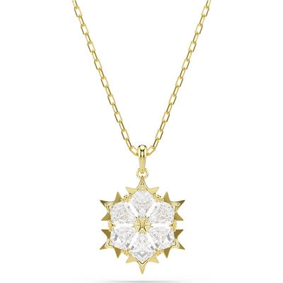 Swarovski Pozlátený náhrdelník snehová vločka 5757788