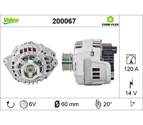 Alternátor VALEO 200067