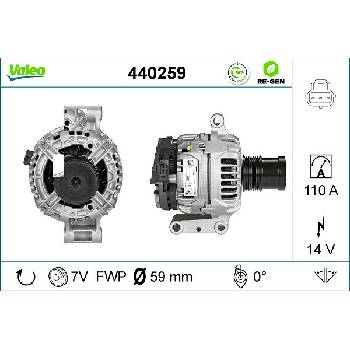 Alternátor VALEO 440259