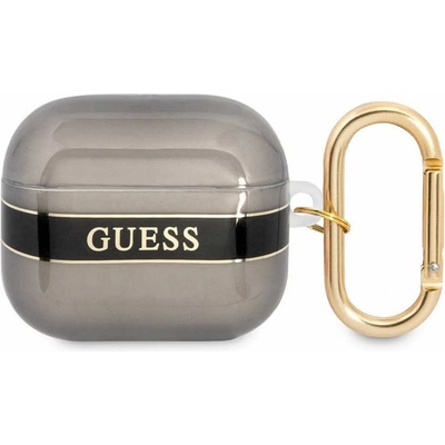 GUESS Калъф Guess TPU Printed Stripe Case за Airpods 3 - Черен