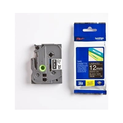 páska BROTHER TZ335 biele písmo, čierna páska Tape (12mm) (TZE335)