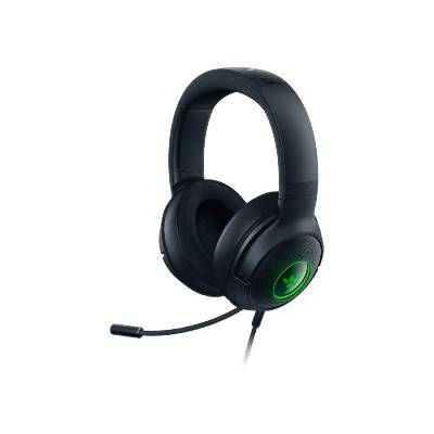 Kraken V3 X USB, Gaming Headset, HyperClear Cardioid Mic, TriForce 40mm Drivers, Hybrid fabric and memory foam ear cushions, Razer Chroma RGB, 7.1 Surround Sound, USB-A (RZ04-03750300-R3M1)