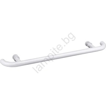 Bemeta Дръжка за врата 80x4 см неръждаема стомана/бяла (BD0100)
