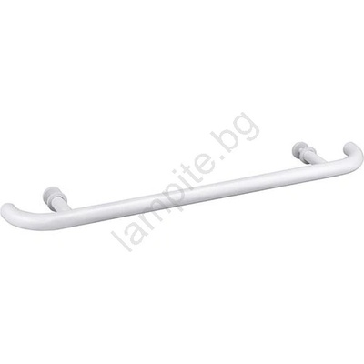 Bemeta Дръжка за врата 80x4 см неръждаема стомана/бяла (BD0100)