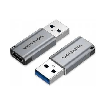 Vention USB 3.0 Adapter Vention USB-A to USB-C gray aluminum alloy