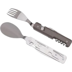 AKINOD Комплект за хранене Akinod Multifunction Cutlery 13H25, Dark Grey Aluminium (A02MA0001)