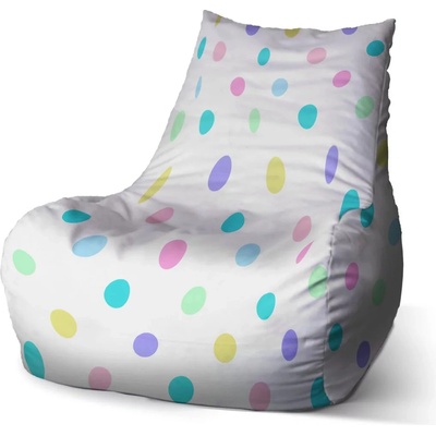 Sablio sedací vak Bean Puntík vedle puntíku 60 x 70 x 70 cm