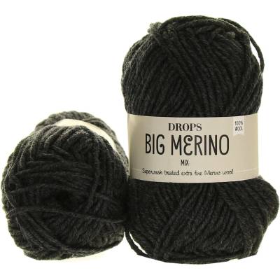 Drops Big Merino 03 antracit