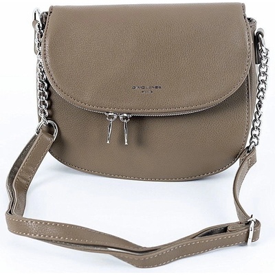 David Jones Paris malá crossbody kabelka 6815-1 olivově zelená