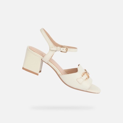 Geox Кремави дамски сандали Geox New Eraklia 50 Geox | Byal Bezhov | ЖЕНИ | 36