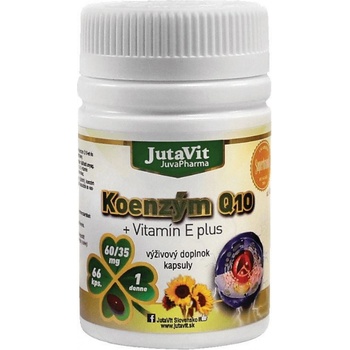 JutaVit Koenzým Q10 + Vitamín E plus 66 kapsúl