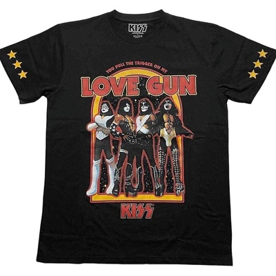 Kiss Love Gun Stars Black XL Риза (KISSTS42MB04)