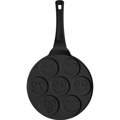 BERLINGERHAUS Lívanečník s titanovým povrchem Smajlíci 26 cm Matte Black Collection BH-7791