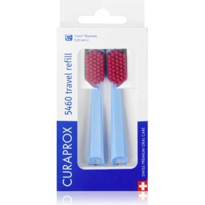 CURAPROX 5460 Travel Refill комплект за пътуване резервни глави 2 бр