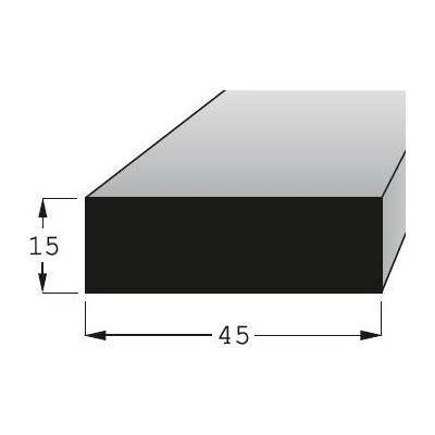 Hranolek 45x15mm, délka 70cm