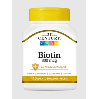 21st Century Биотин - Biotin 800mcg | 110 tabs (9091)