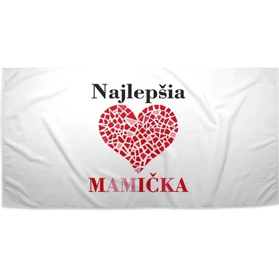 Sablio Uterák Najlepšia mamička 50 x 100 cm