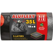 Alufix ALUFLEXY pytle zatahovací 35L 28 µm 15ks stříbrnočerné