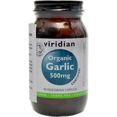 Viridian Organic Garlic 500 mg 90 kapsúl