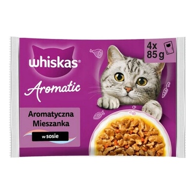 WHISKAS Adult Aromatic Mixture 4 sáčky po 85 g