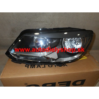 VW TOURAN 05/10- hlavný reflektor ľavý H7+H15 /DEPO/