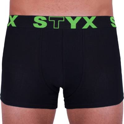 Styx Мъжки боксерки Styx спортна гума надразмер черни Styx | Cheren | МЪЖЕ | 4XL