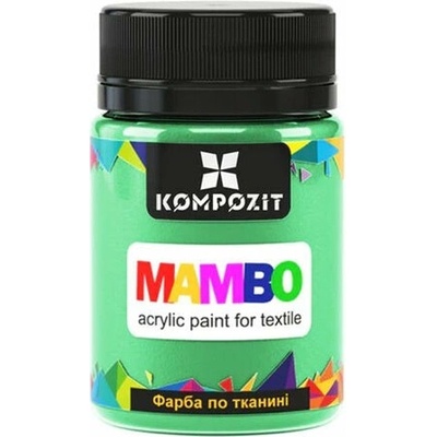 Mambo metalická farba na textil a kožu 50 ml 59 mentolová