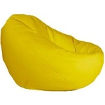 PUFRELAX Пуф, круша, 520л. , Nirvana Gigant - Teteron Yellow Quince, За открито, Перящ се калъф, Пълнеж от Полистиролни перли (PUF-G-NGG-TEX-YLQ) - topmarket