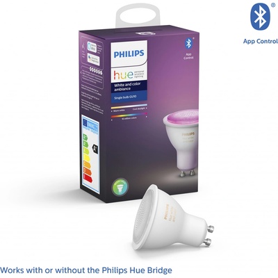 Philips Hue White and Color Ambience žiarovka GU10 5.7W BlueTooth