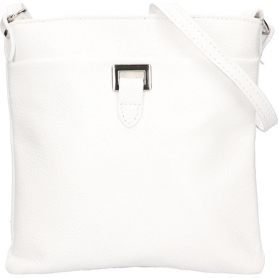 Dámská kožená crossbody kabelka Italia Gotta bílá