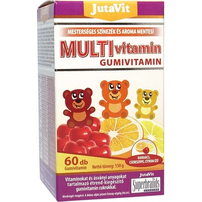 JUTAVIT MUTLIVITAMIN KIDS GUMKACI ZELAT.MEDV.60KS