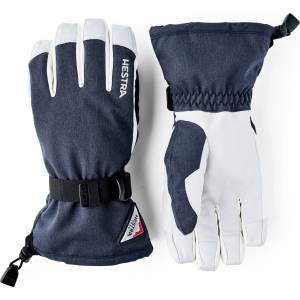 Hestra Ръкавици Hestra Powder Gauntlet 5 Finger Gloves - Navy / Off-White - размер 11 (EU) (202-4263-0716)