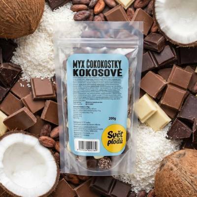 Svět plodů MYX Čokokostky kokosové 200 g