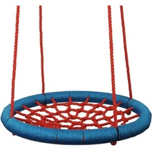 Woody hojdací kruh 100 cm červeno-modrá