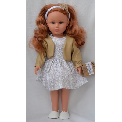 Lamagik Realistická Nina ve zlato-bílých šatech 33 cm